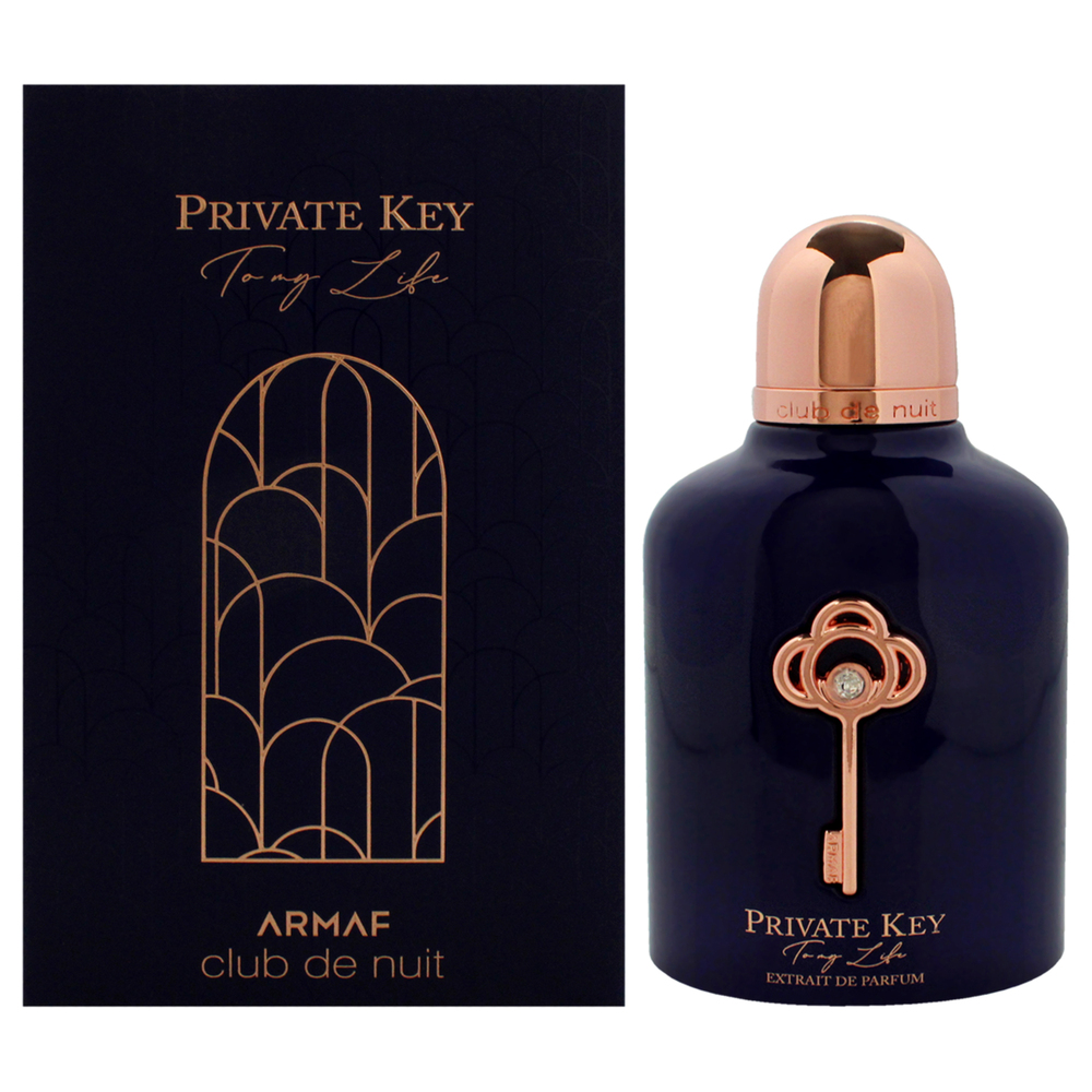 Club De Nuit Private Key To My Life by Armaf 3.4 oz Extrait De Parfum Spray